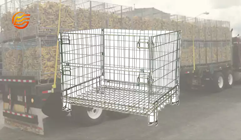 Foldable Wire Container