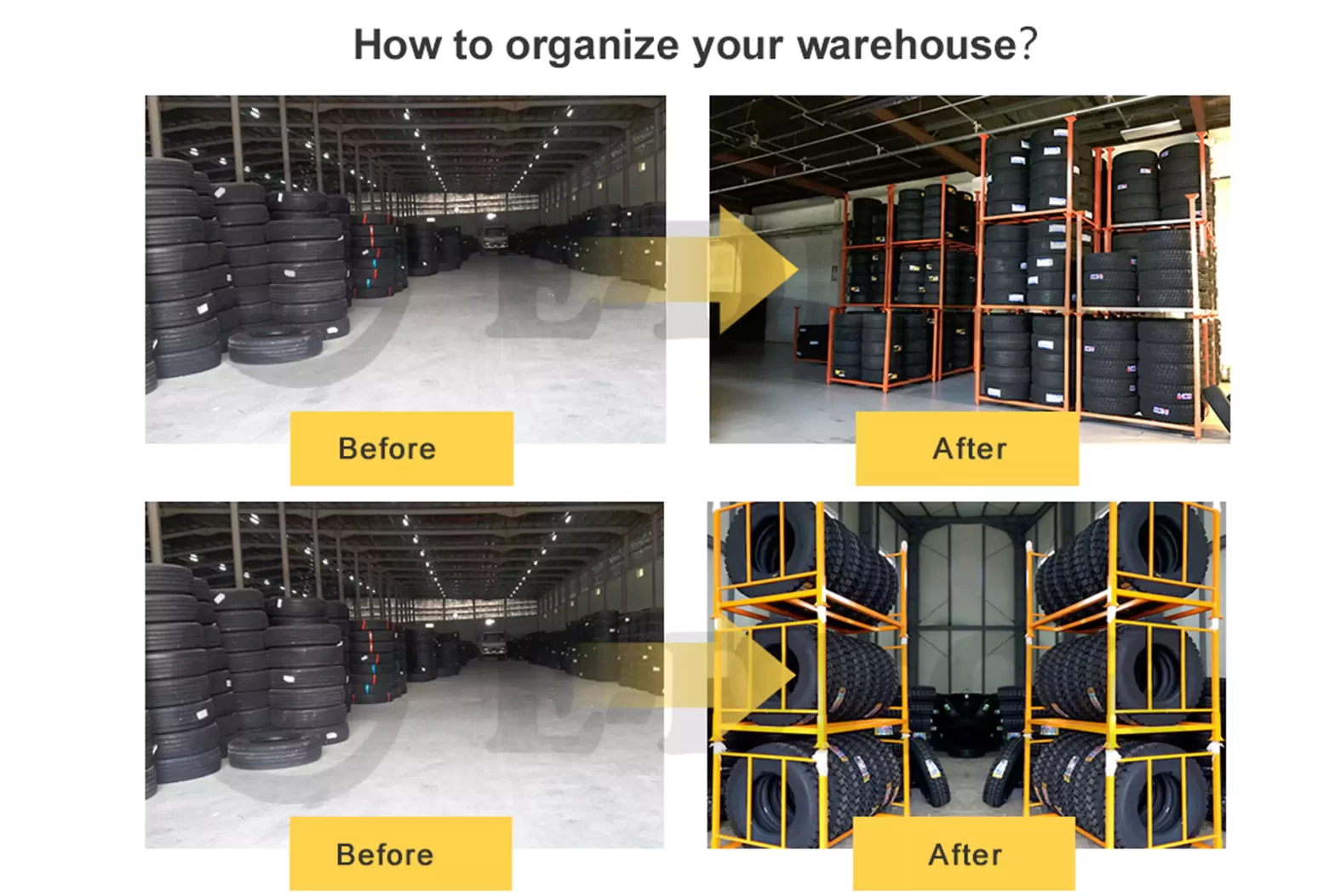 Use Tyre Rack to Optimize Your Warehouse Layout