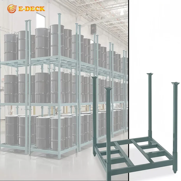 How E-Deck Helps Businesses Save Space with Stacking Rack Systems?